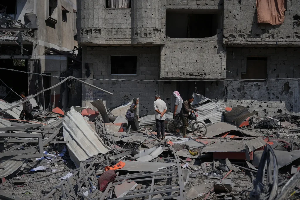 Israeli Troops Kill Dozens Seeking Aid Near Border, Gaza Officials Say