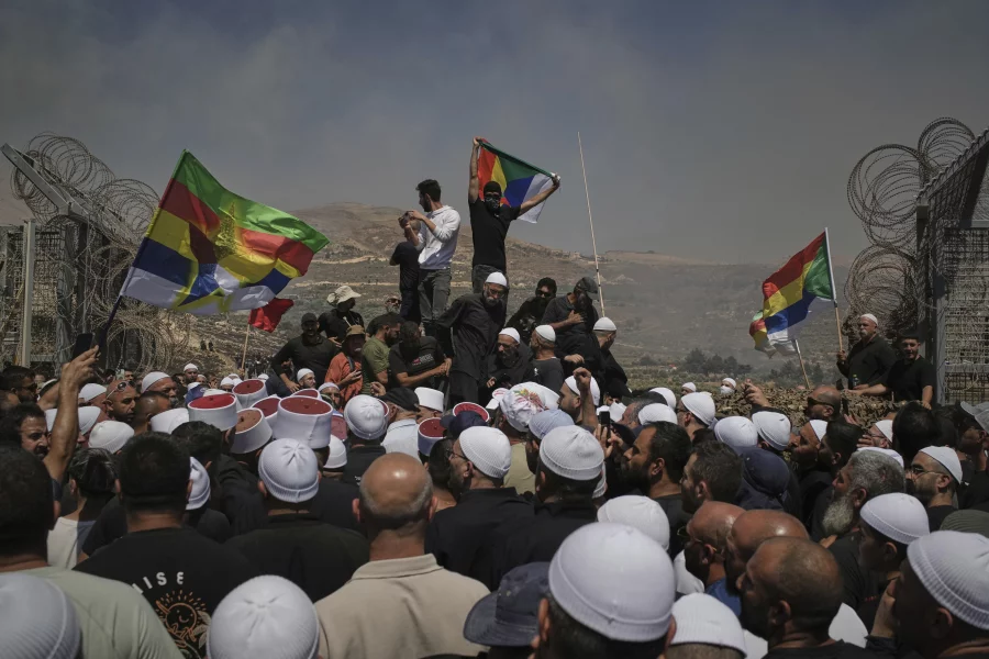 Israel strikes Syria’s capital, Damascus, pledging to defend Druze minorities